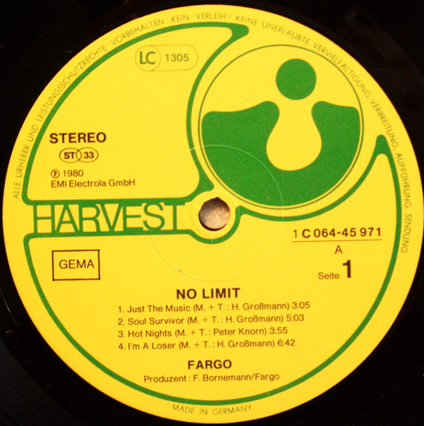 Fargo - No Limit | Harvest (1C 064-45 971) - 3