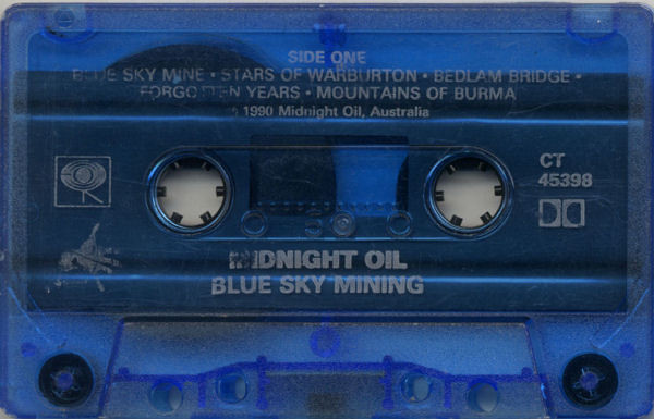 Midnight Oil - Blue Sky Mining [Cassette] | Columbia (CT 45398) - 3