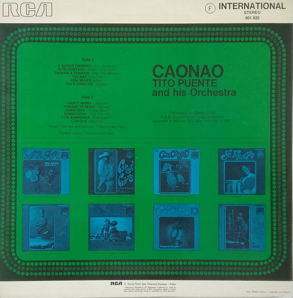 Tito Puente And His Orchestra - Caonao | RCA International (901 020) - 2