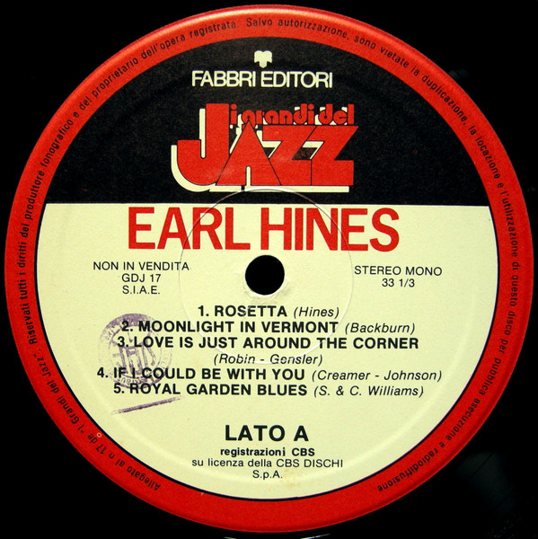 Earl Hines - Earl Hines | Fabbri Editori (GdJ 17) - 3