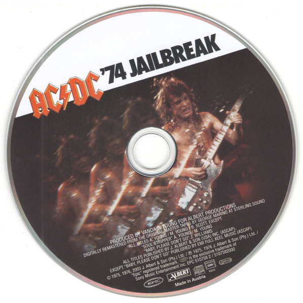 AC/DC - '74 Jailbreak | Epic (510758 2) - 3