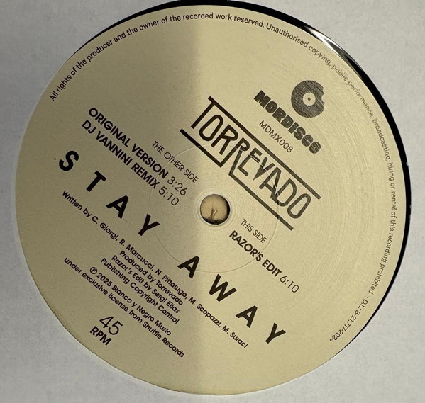 Torrevado - Stay Away | Mordisco Records (MDMX008) - 3 Torrevado - Stay Away | Mordisco Records (MDMX008) - 3