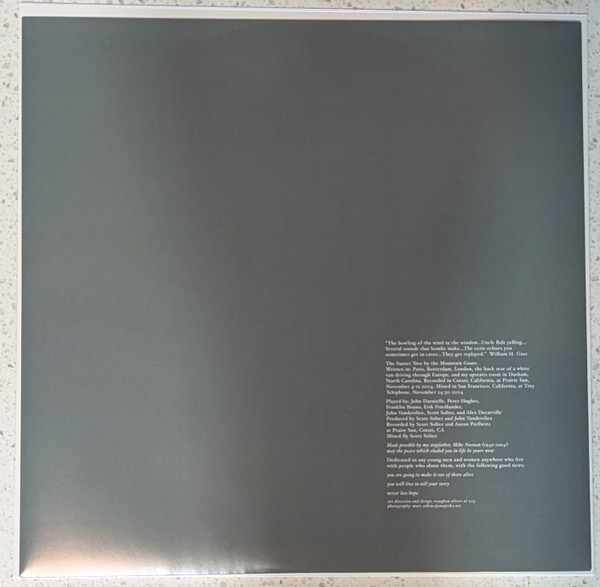 The Mountain Goats - The Sunset Tree | 4AD (4AD0842LP) - 4 The Mountain Goats - The Sunset Tree | 4AD (4AD0842LP) - 4