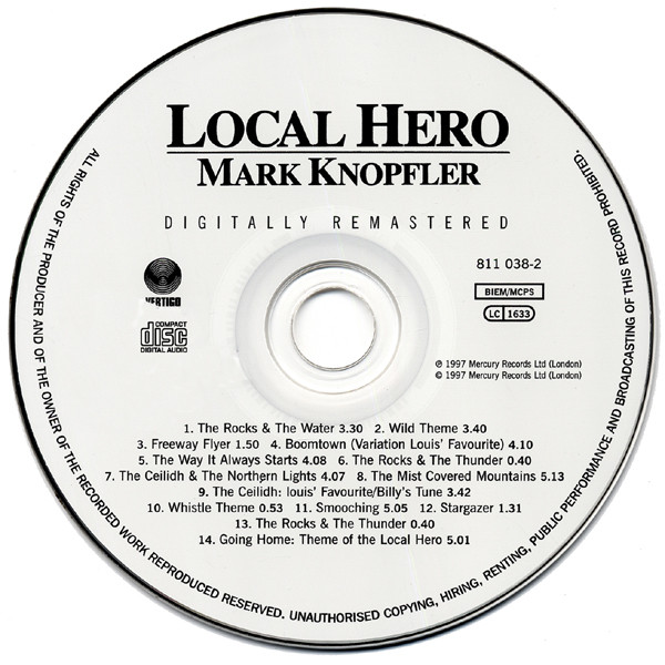 Mark Knopfler - Local Hero | Vertigo (811 038-2) - 3