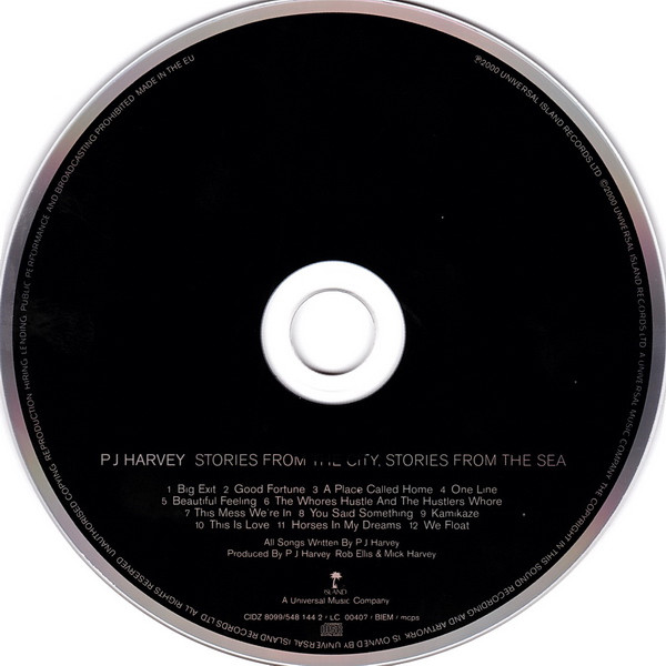 PJ Harvey - Stories From The City, Stories From The Sea | Island Records (CIDZ 8099) - 3