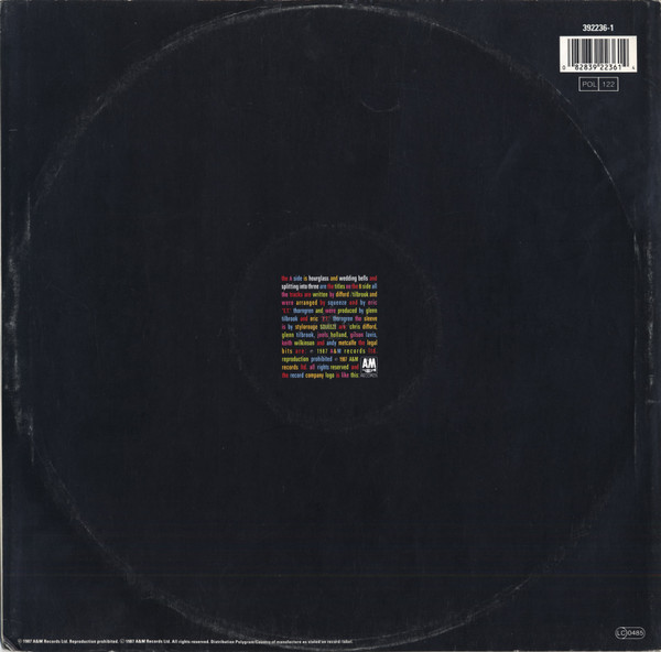 Squeeze - Hourglass | A&M Records (392 236-1) - 2