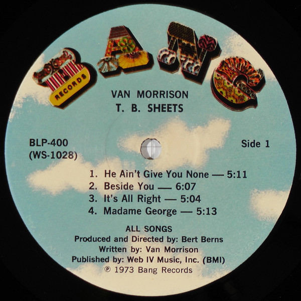 Van Morrison - T.B. Sheets | Bang Records (BLP-400) - 2 Van Morrison - T.B. Sheets | Bang Records (BLP-400) - 2