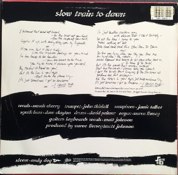 The The - Slow Train To Dawn | Epic (49-06810) - 2