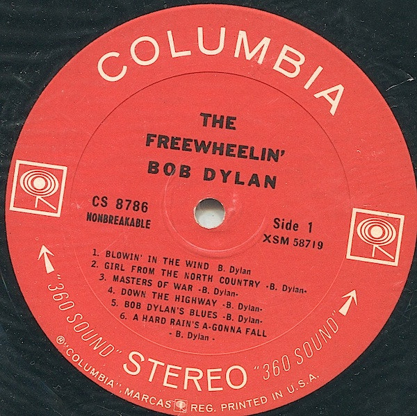 Bob Dylan - The Freewheelin' Bob Dylan | Columbia (CS 8786) - 3