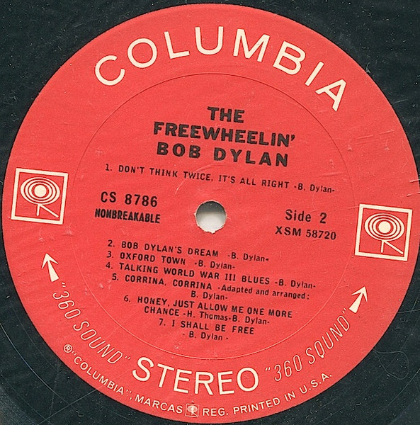 Bob Dylan - The Freewheelin' Bob Dylan | Columbia (CS 8786) - 4
