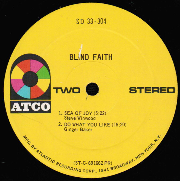 Blind Faith - Blind Faith | ATCO Records (SD 33-304B) - 4