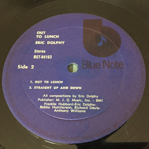 Eric Dolphy - Out To Lunch! | Blue Note (BST-84163) - 3 Eric Dolphy - Out To Lunch! | Blue Note (BST-84163) - 3