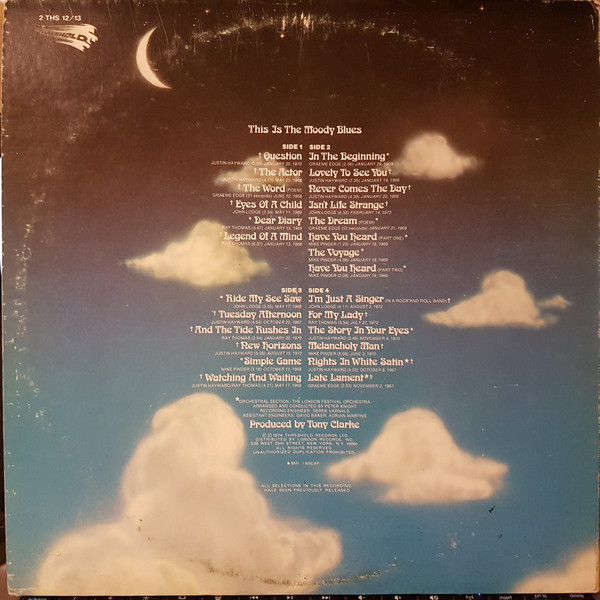 The Moody Blues - This Is The Moody Blues | Threshold (2 THS 12/13) - 4