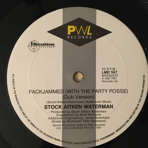 Stock, Aitken & Waterman - Packjammed (With The Party Posse) | Liberation Records (LMD 567) - 4 Stock, Aitken & Waterman - Packjammed (With The Party Posse) | Liberation Records (LMD 567) - 4