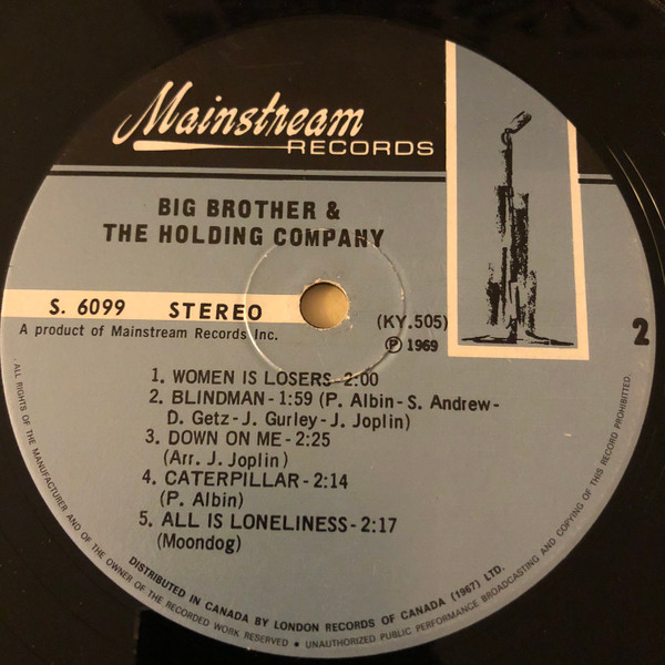 Big Brother & The Holding Company - Big Brother & The Holding Company | Mainstream Records (S/6099) - 4