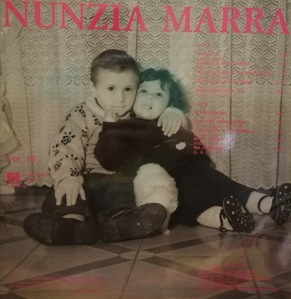 Nunzia Marra - 'Nnammuratella Mia Vol. 15° | Phonotype Record (AZQ 40126) - 2 Nunzia Marra - 'Nnammuratella Mia Vol. 15° | Phonotype Record (AZQ 40126) - 2