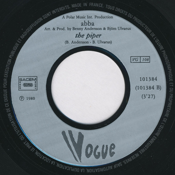 ABBA - Super Trouper / The Piper | Vogue (101384) - 4