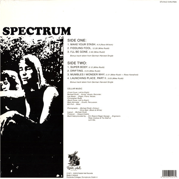Spectrum - Spectrum Part One | Rabbit Hall Records (RHRLP005) - 2 Spectrum - Spectrum Part One | Rabbit Hall Records (RHRLP005) - 2