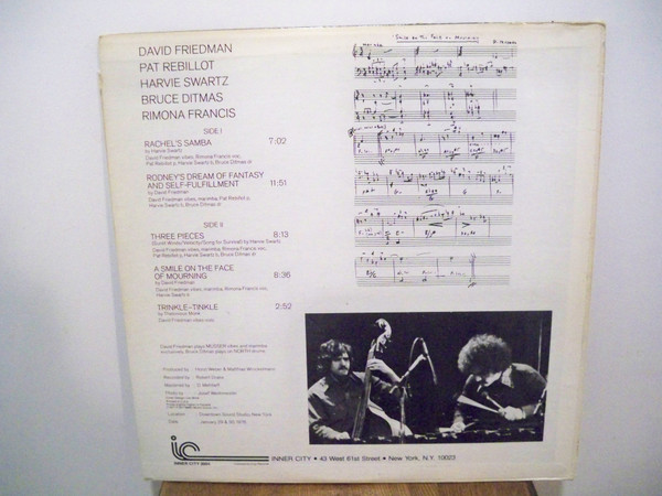 David Friedman - Futures Passed | Inner City Records (IC 3004) - 4 David Friedman - Futures Passed | Inner City Records (IC 3004) - 4