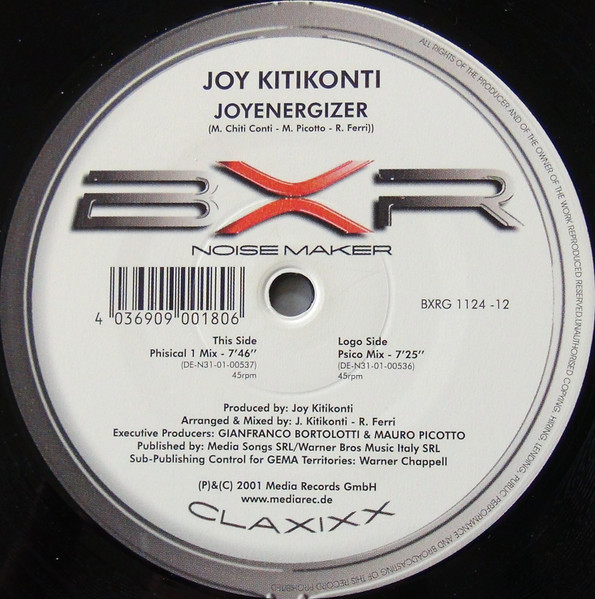 Joy Kitikonti - Joyenergizer | BXR (BXRG 1124-12) - main