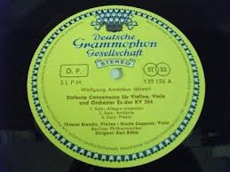 Wolfgang Amadeus Mozart - Karl Böhm • Berliner Philharmoniker - Sinfonie Concertanti (KV 364 & KV 297 B) | Deutsche Grammophon (139 156 SLPM)