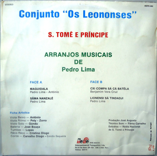 Pedro Lima , Os Leonenses - Maguidala | Iefe Discos (IEFE 062) - 2