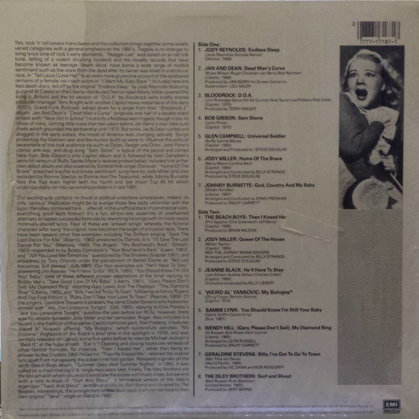 Various - Death, Glory And Retribution | EMI (SQ-17187) - 2 Various - Death, Glory And Retribution | EMI (SQ-17187) - 2