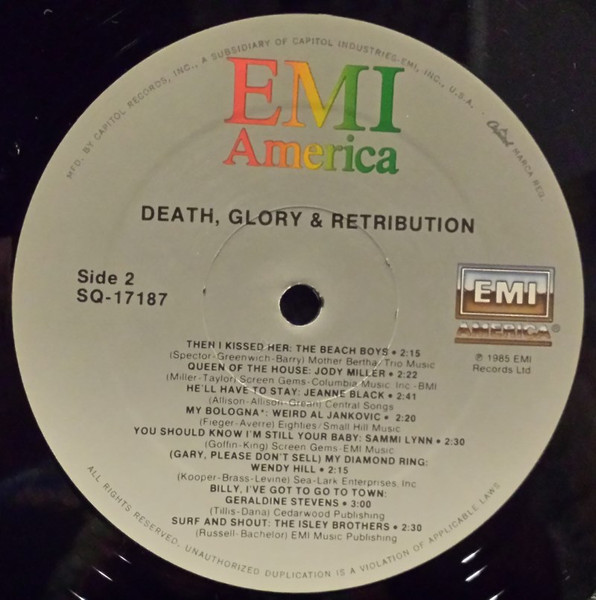 Various - Death, Glory And Retribution | EMI (SQ-17187) - 4 Various - Death, Glory And Retribution | EMI (SQ-17187) - 4