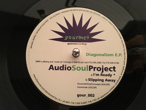 Audio Soul Project - Diagonalism E.P. | Gourmet Recordings (gour_002) - main
