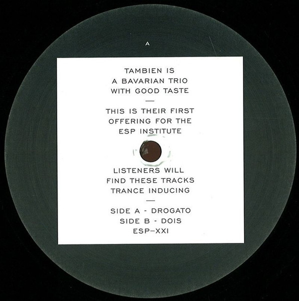 Tambien - Drogato | ESP Institute (ESP-XXI) - main