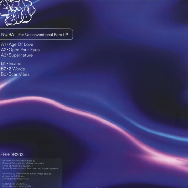 Nuira - For Unconventional Ears LP | System Error (ERROR303) - 2