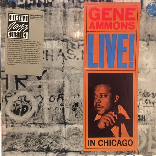 Gene Ammons - Live! In Chicago | Prestige (P-7495) - main