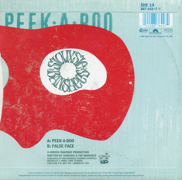 Siouxsie & The Banshees - Peek-A-Boo | Wonderland (SHE 14) - 2