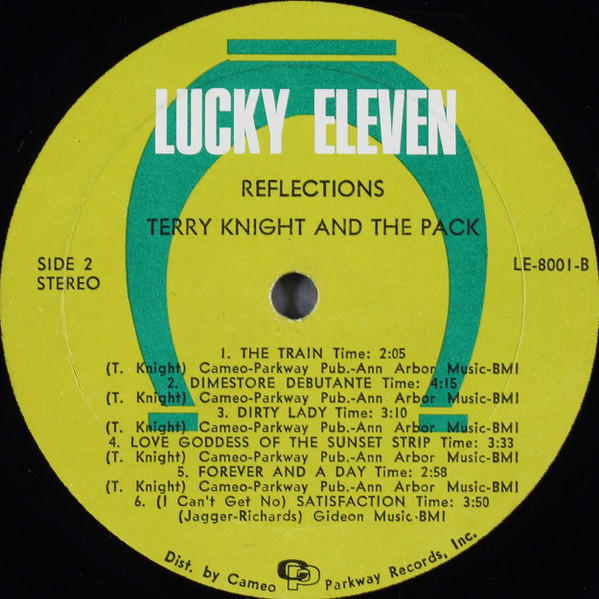 Terry Knight & The Pack - Reflections | Lucky Eleven (LES-8001) - 4