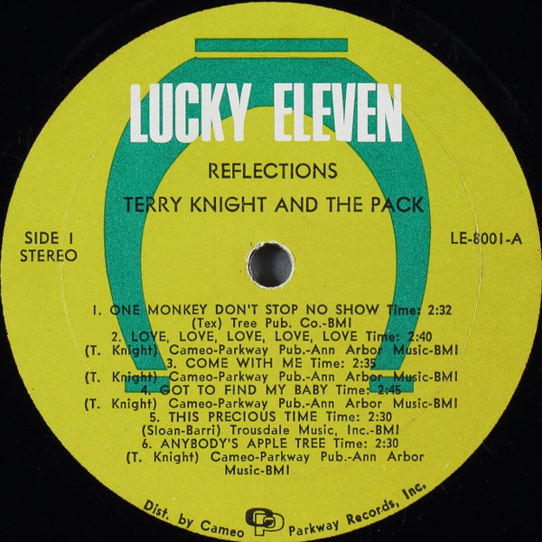 Terry Knight & The Pack - Reflections | Lucky Eleven (LES-8001) - 3