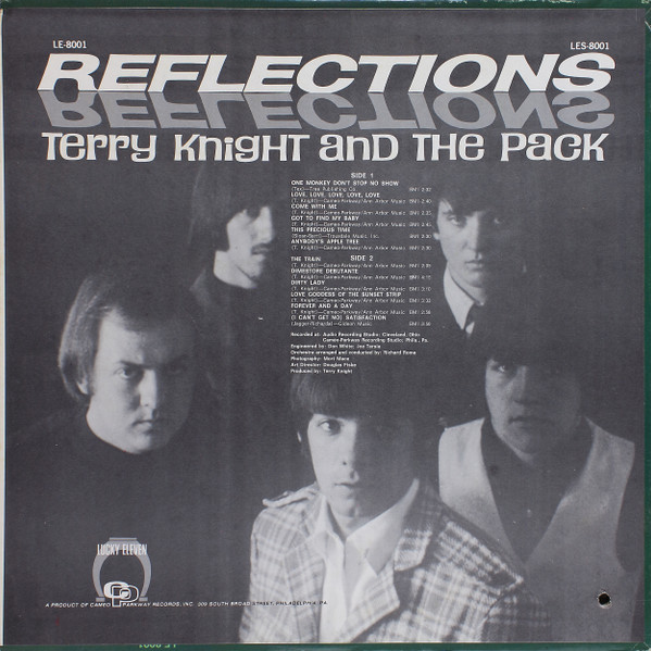Terry Knight & The Pack - Reflections | Lucky Eleven (LES-8001) - 2