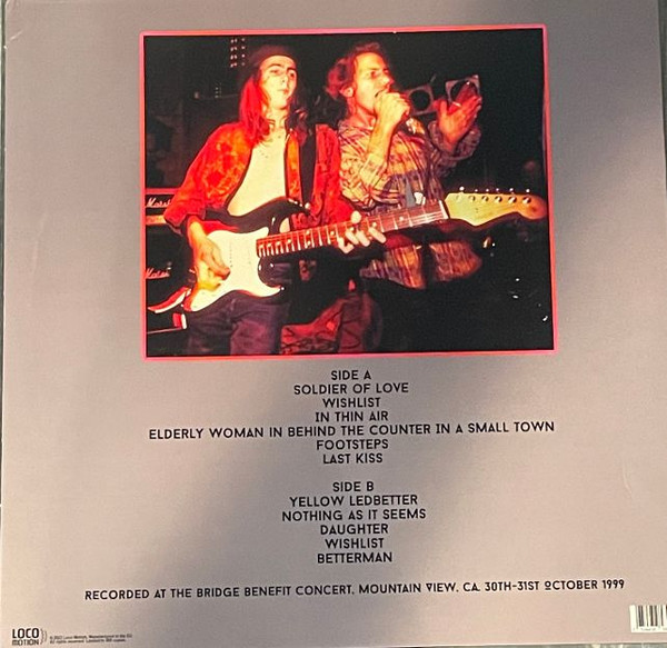 Pearl Jam - The Bridge Benefit Concert - Acoustic In Mountain View, CA FM Broadcast - LP | Locomotion (EVA007) - 2
