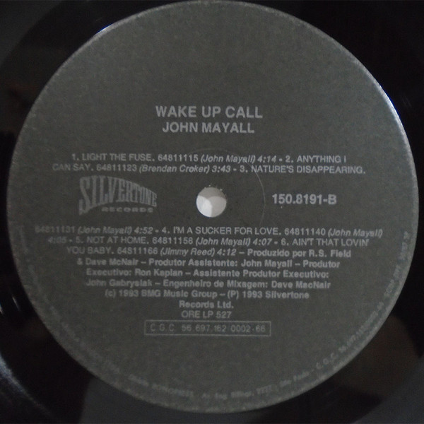 John Mayall - Wake Up Call | Silvertone Records (150.8191) - 4 John Mayall - Wake Up Call | Silvertone Records (150.8191) - 4