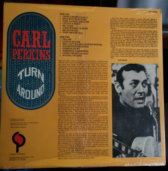 Carl Perkins - Turn Around | Culture Press (CP 2003) - 2