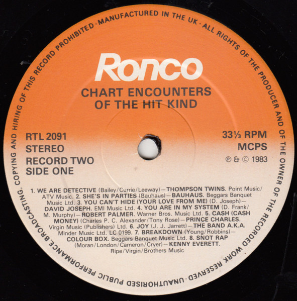 Various - Chart Encounters Of The Hit Kind - Part Two | Ronco (RTL 2091-B) - 3 Various - Chart Encounters Of The Hit Kind - Part Two | Ronco (RTL 2091-B) - 3