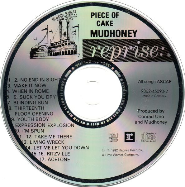 Mudhoney - Piece Of Cake | Reprise Records (9362-45090-2) - 3