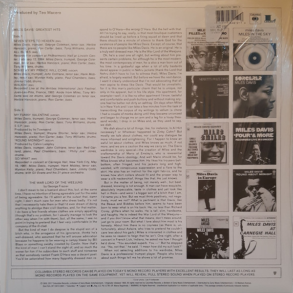Miles Davis - Miles Davis' Greatest Hits | Columbia (88985446121) - 2