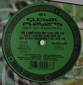 Global Players - Out Of Control | Spaceflower Records (SPF-0036-12) - main Global Players - Out Of Control | Spaceflower Records (SPF-0036-12) - main