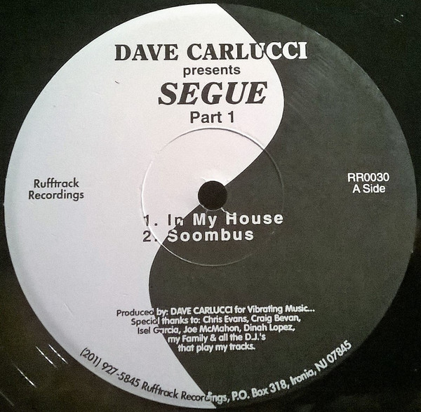 Dave Carlucci - Segue Part 1 | Rufftrack Records (RR0030)