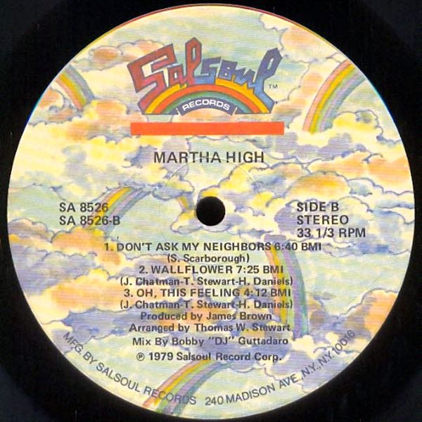 Martha High - Martha High | Salsoul Records (SA 8526) - 4 Martha High - Martha High | Salsoul Records (SA 8526) - 4