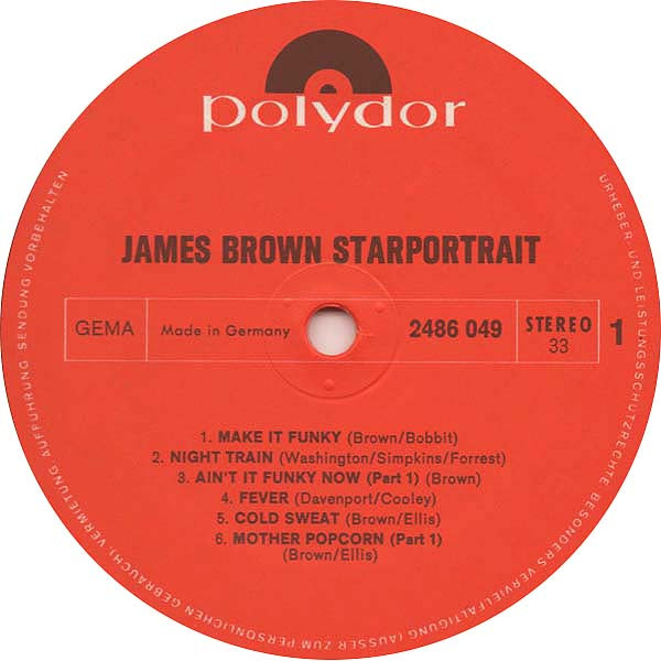 James Brown - Starportrait | Polydor (2672 004) - 3 James Brown - Starportrait | Polydor (2672 004) - 3