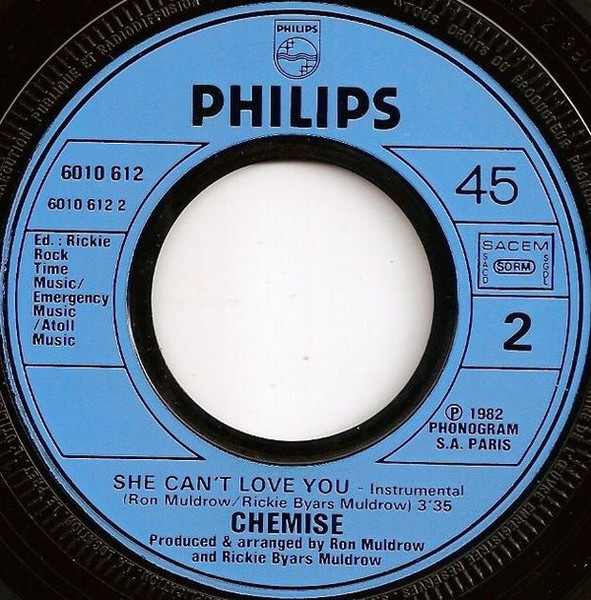 Chemise - She Can't Love You | Philips (6010 612) - 4