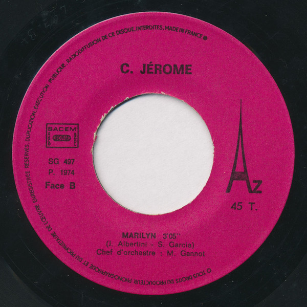 C. Jérôme - C'Est Moi | Disc'Az (SG 497) - 4