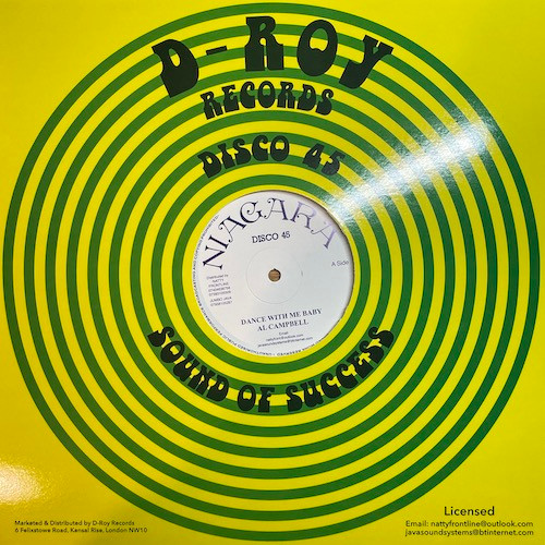 Al Campbell / Freddie McKay - Dance With Me Baby / Lonely Man | Niagara (none) - 3 Al Campbell / Freddie McKay - Dance With Me Baby / Lonely Man | Niagara (none) - 3