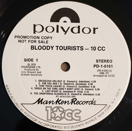 10cc - Bloody Tourists | Polydor (PD-1-6161) - 4 10cc - Bloody Tourists | Polydor (PD-1-6161) - 4
